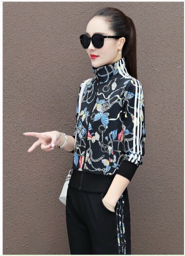 Set Bộ Dài Thể Thao In Họa Tiết - BTN120